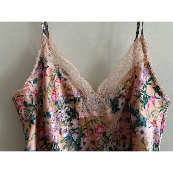 Victorias secret VS Victoria’s Secret floral flowers slip lingerie Gown size L - Picture 2 of 12